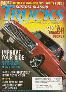 CUSTOM CLASSIC TRUCKS 2005 JUNE -33-34 F ROADSTER P/U, '57 CHEV, '69 C-10, '32F*